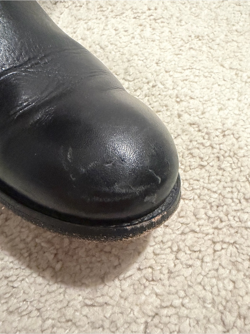 Frye Melissa Button 2 Black Leather Tall Riding Boots - Picture 8 of 8